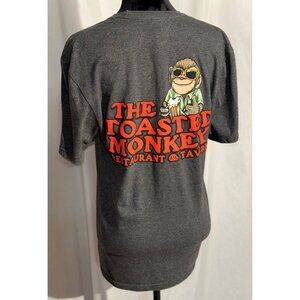 Toasted Monkey Dark Gray T-Shirt, Advertising, Classic Tee, Medium